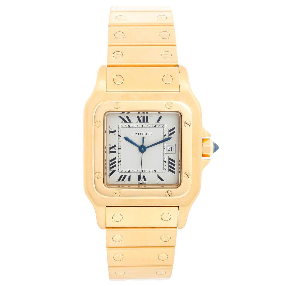Cartier Santos Galbee 18K Yellow Gold Quartz Watch W20010C5