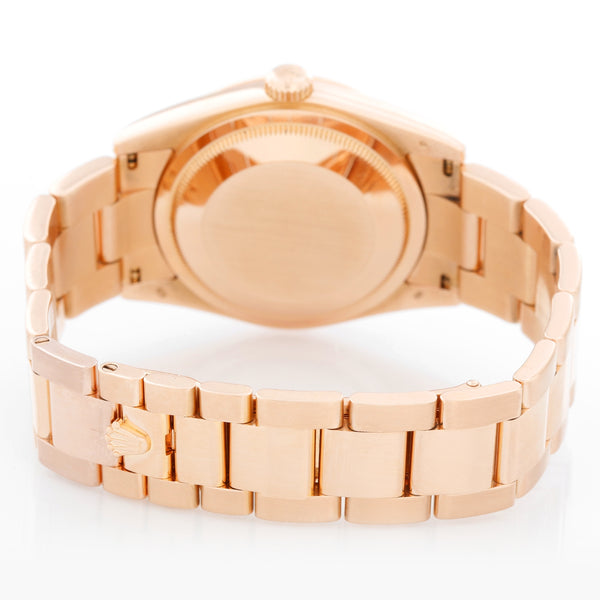 Rolex President Day-Date Men's 18k Rose Gold Watch 118205