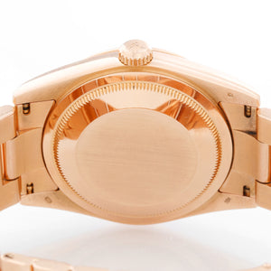 Rolex President Day-Date Men's 18k Rose Gold Watch 118205