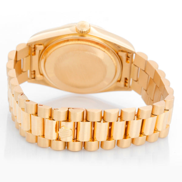 Rolex President Men's 18k Gold & Diamond Day-Date Watch 18038