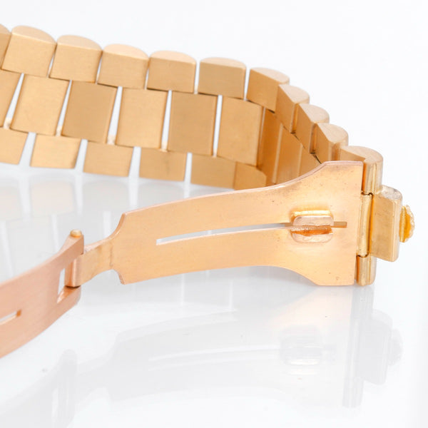 Rolex President Men's 18k Gold & Diamond Day-Date Watch 18038