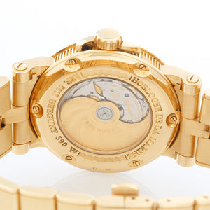 Breguet Marine Automatic Big Date Men's 18k Yellow Gold Watch 5817