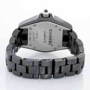 Chanel J12 Black Ceramic Diamond Watch