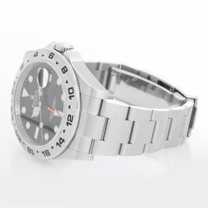Rolex Explorer II Men's Stainless Steel Watch 216570  Black Dial with Date