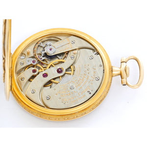 Extremely Rare " Eagle " Patek Philippe & Co. 18K Gold Open Face Pocket Watch