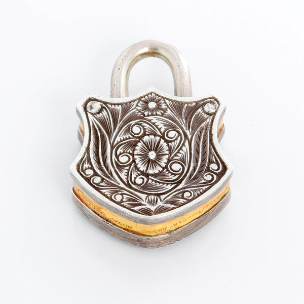 Sevan Biçakçi 24k Yellow Gold & Sterling Silver Starburst Lock