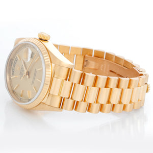 18k Yellow Gold Rolex President Day-Date Men's  Watch 18038