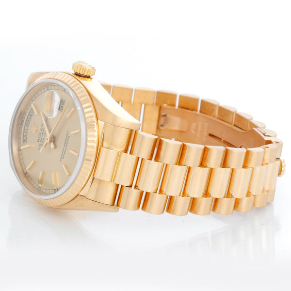 18k Yellow Gold Rolex President Day-Date Men's  Watch 18038