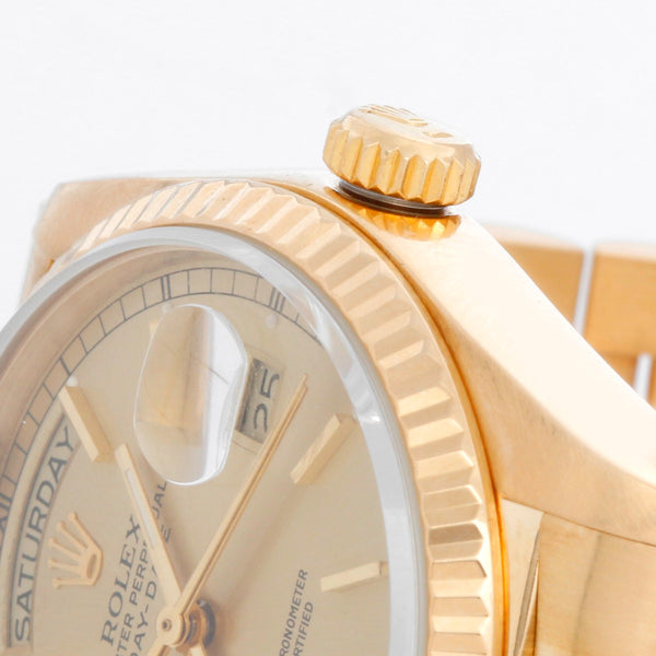 18k Yellow Gold Rolex President Day-Date Men's  Watch 18038
