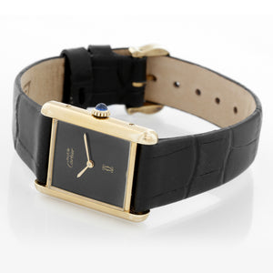 Cartier Must de Cartier Gold Plaque Vermeil Ladies  Watch