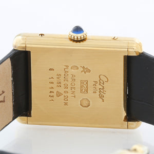 Cartier Must de Cartier Gold Plaque Vermeil Ladies  Watch