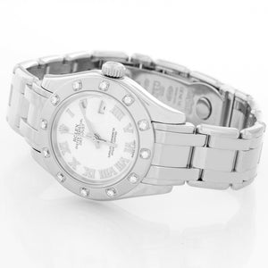 Ladies Rolex Masterpiece/Pearlmaster Watch 80319 White Dial