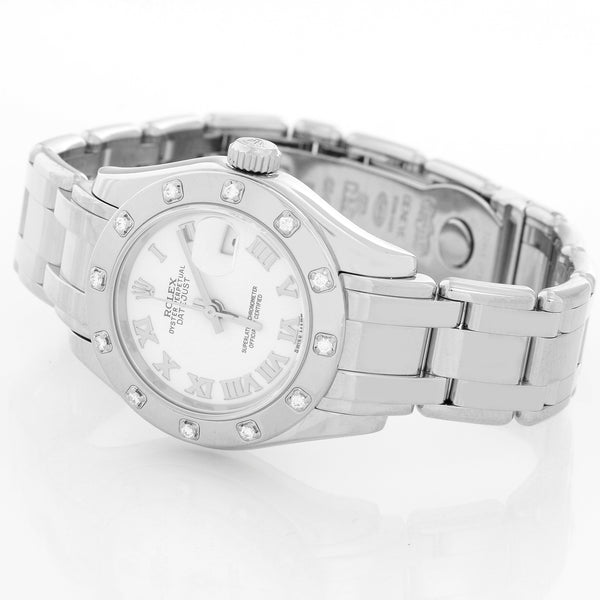 Ladies Rolex Masterpiece/Pearlmaster Watch 80319 White Dial