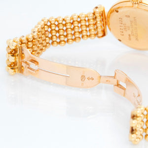 Cartier 18k Yellow Gold Ladies Colisee Diamond Watch