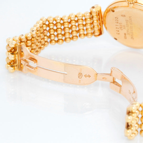 Cartier 18k Yellow Gold Ladies Colisee Diamond Watch