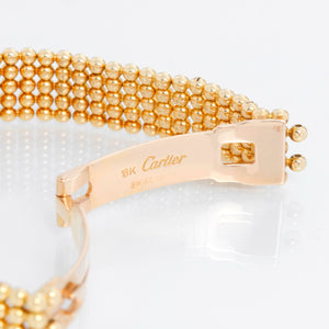 Cartier 18k Yellow Gold Ladies Colisee Diamond Watch