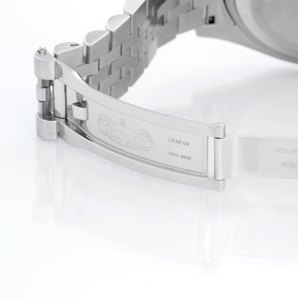 Men's Rolex Datejust Watch Blue jubilee dial with diamonds 116234