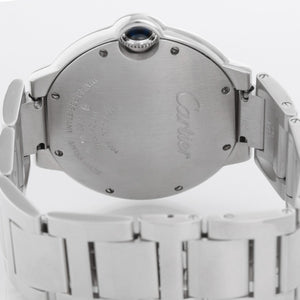 Cartier Ballon Bleu Midsize18k White Gold & Diamond Watch WE9006Z3 3004