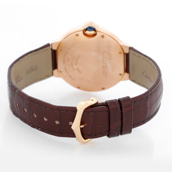 Cartier Ballon Bleu 18K Rose Gold Ladies Midsize Watch WGBB0009 3003