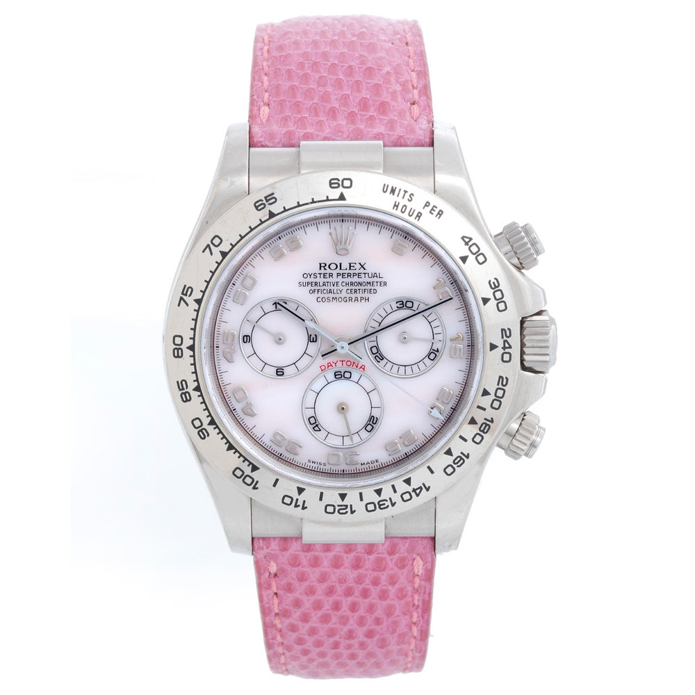Rolex Daytona 18k White Gold Men's Watch 116519