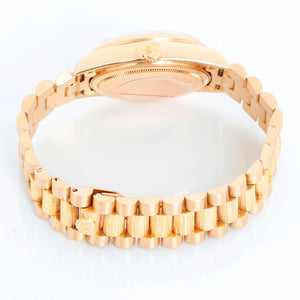 Rolex President Day-Date  Champagne Dial Bark Finish 18078