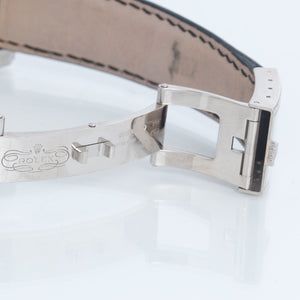 Rolex Cellini Prince 18k White Gold Men's Watch Silver Dial 5443/9