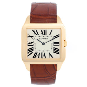 Cartier Santos Dumont Quartz 18k Yellow Gold W2009251 2649