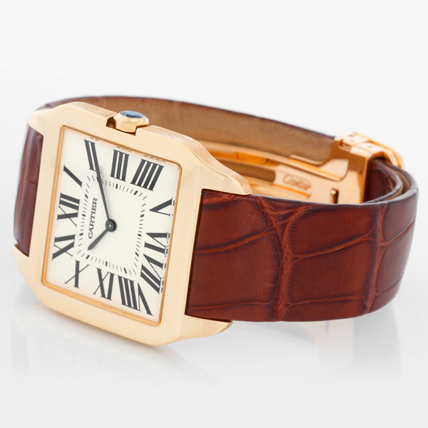 Cartier Santos Dumont Quartz 18k Yellow Gold W2009251 2649