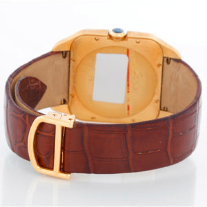 Cartier Santos Dumont Quartz 18k Yellow Gold W2009251 2649