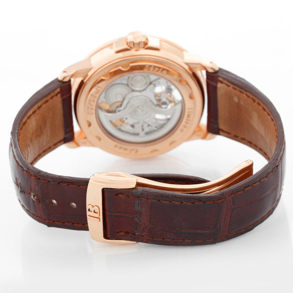 Blancpain 18K Rose Gold Leman Tourbillon Watch Ref 2825