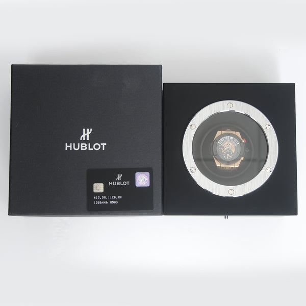 Hublot Big Bang 18K Rose Gold Bi Retrograde King Men's Watch