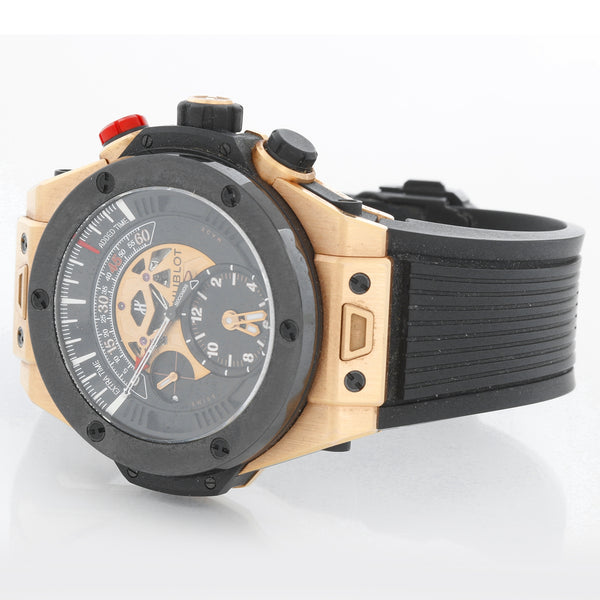 Hublot Big Bang 18K Rose Gold Bi Retrograde King Men's Watch