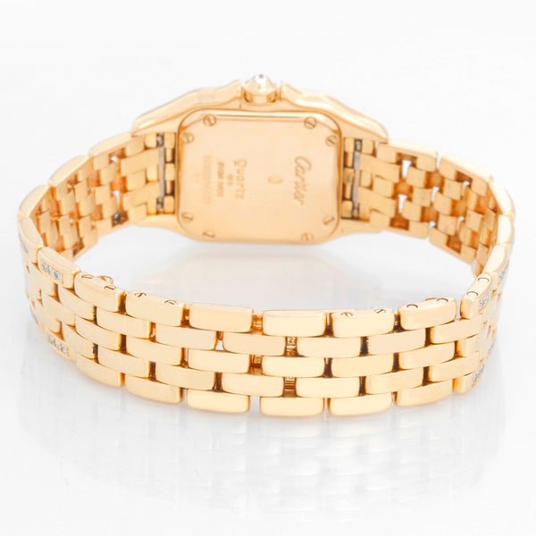 Cartier Panther Ladies 18k Yellow Gold Diamond Watch
