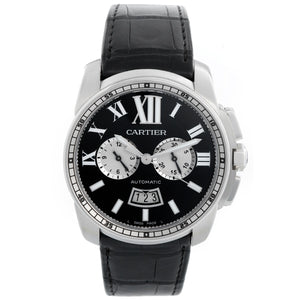 Cartier Calibre Stainless Steel Men's 42mm Watch W7100060 3578