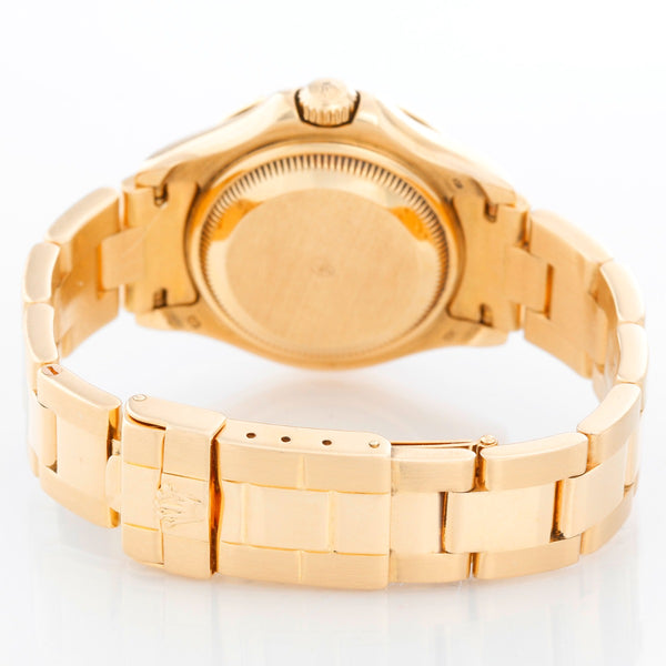 Rolex Lady Yacht - Master 18K Ladies Watch 69628 White Dial