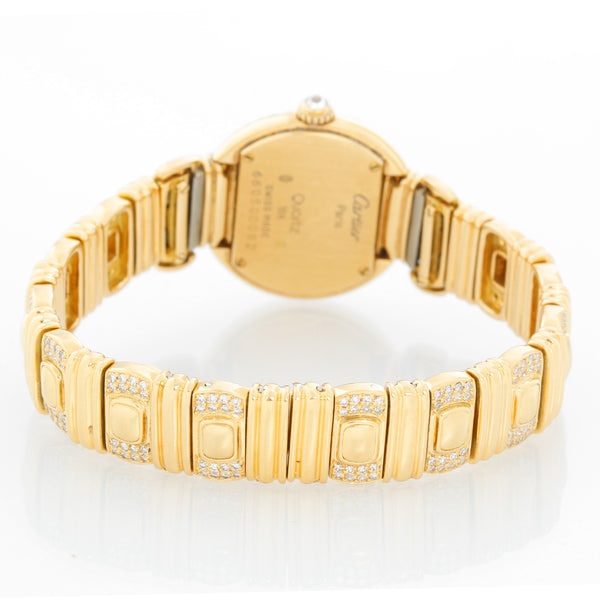 Cartier 18K Yellow gold Quartz Ellipse Ladies Watch / Bracelet