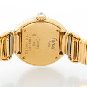 Cartier 18K Yellow gold Quartz Ellipse Ladies Watch / Bracelet
