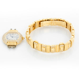 Cartier 18K Yellow gold Quartz Ellipse Ladies Watch / Bracelet