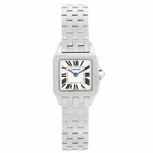 CARTIER SANTOS DEMOISELLE LADIES STAINLESS STEEL QUARTZ WATCH W25064Z5 2698
