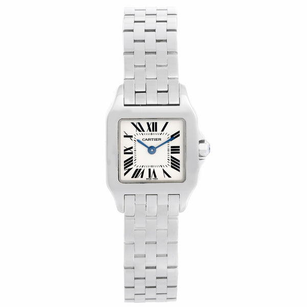 CARTIER SANTOS DEMOISELLE LADIES STAINLESS STEEL QUARTZ WATCH W25064Z5 2698

