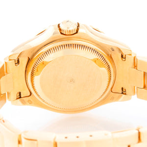 Rolex Lady Yacht - Master 18K Ladies Watch 69628 White Dial