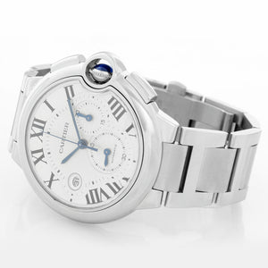 Cartier Ballon Bleu 44mm Stainless Steel Silver Chronograph Automatic W6920076