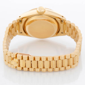 Rolex Ladies Bark President Gold 69278 Watch