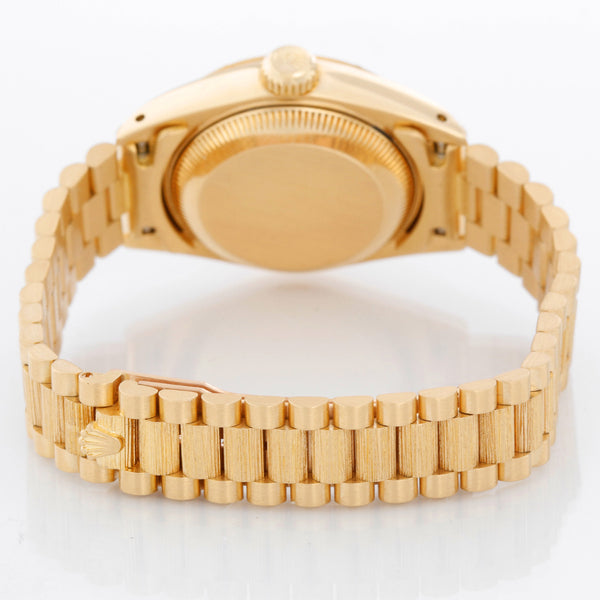 Rolex Ladies Bark President Gold 69278 Watch