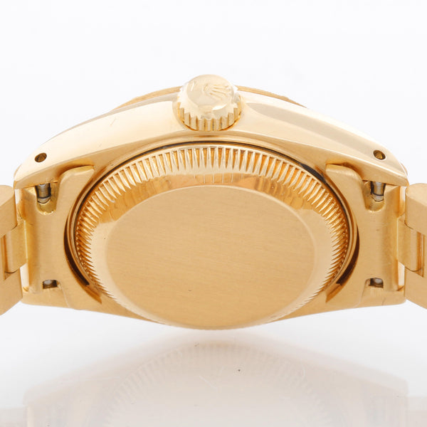 Rolex Ladies Bark President Gold 69278 Watch