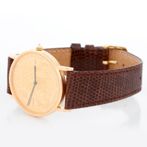 Corum $20 Liberty Double Eagle Gold Coin Men's 36mm Quartz Watch