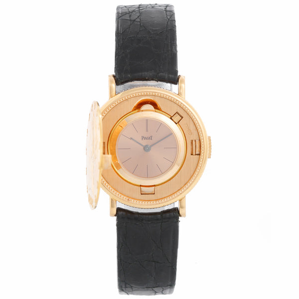 Piaget $10 18k Yellow Gold Coin Manual Wind Watch