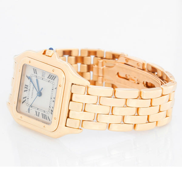 Cartier Jumbo Panther 18k Yellow Gold Men's Quartz Watch with Date