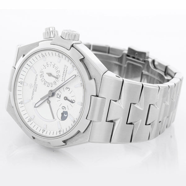 Vacheron Constantin Overseas Dual Time Silver Dial Mens Watch 47450