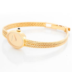Vintage Ladies 18k Yellow Gold Bucherer Watch